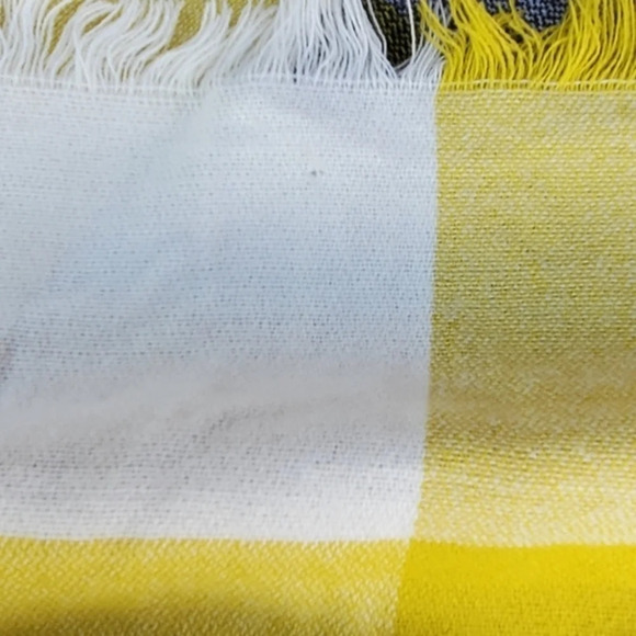 Primark windowpane plaid scarf NEW - Picture 8 of 9